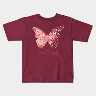 Social Butterfly Personality v5 Kids T-Shirt